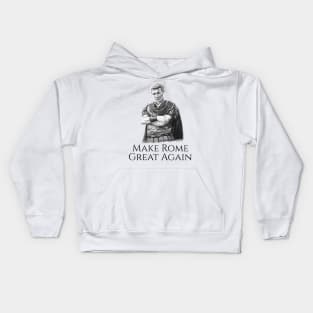 Gaius Julius Caesar Classical Rome Ancient Roman History Kids Hoodie